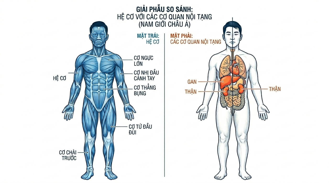 Phân biệt đau lưng một bên do cơ xương hoặc do nội tạng