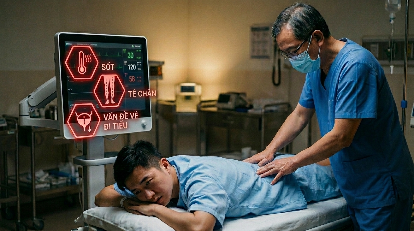 Dấu hiệu đau lưng nguy hiểm cần đi khám bác sĩ ngay