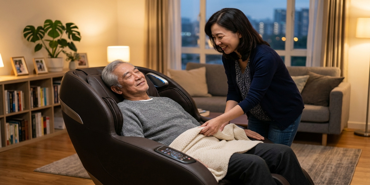 Máy massage cho người cao tuổi hỗ trợ giảm đau nhức tại nhà