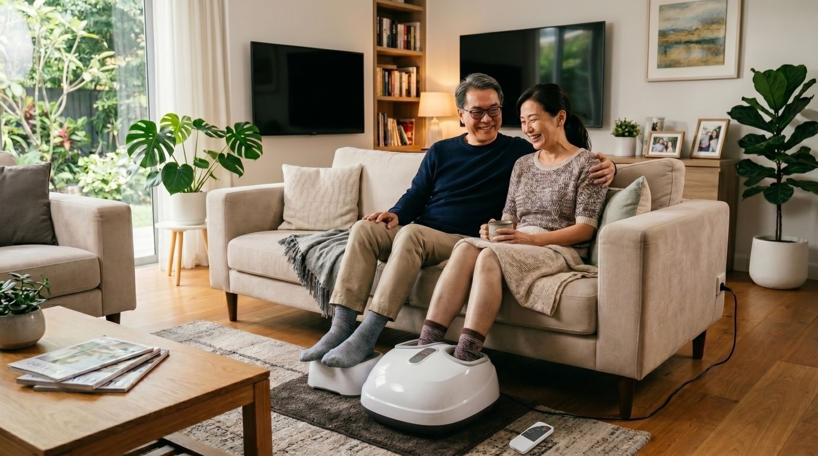 Máy massage gót chân hỗ trợ giảm đau hiệu quả
