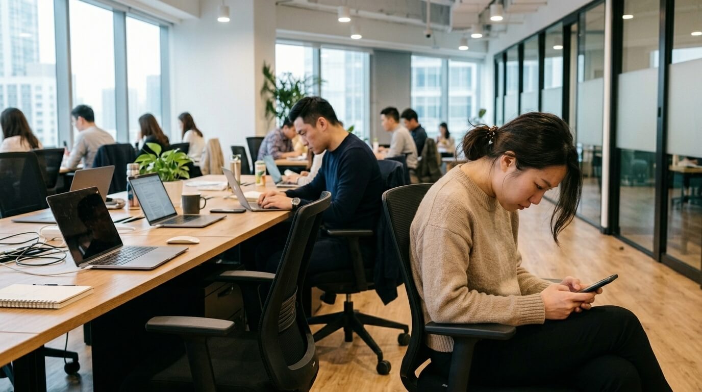 Hội chứng cổ rùa ở người trẻ thường xuyên sử dụng điện thoại và máy tính