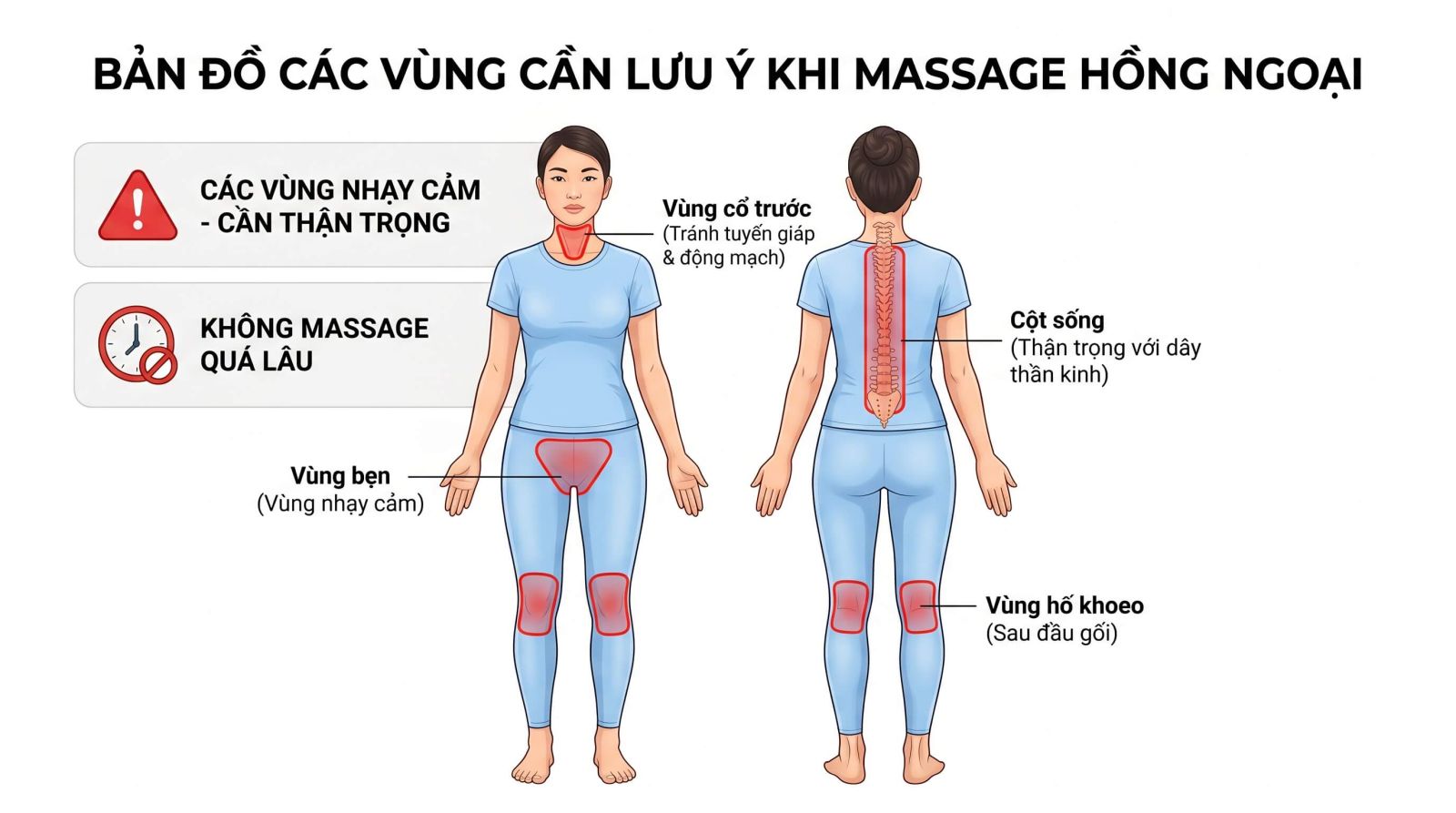 Những lưu ý an toàn khi sử dụng máy massage hồng ngoại