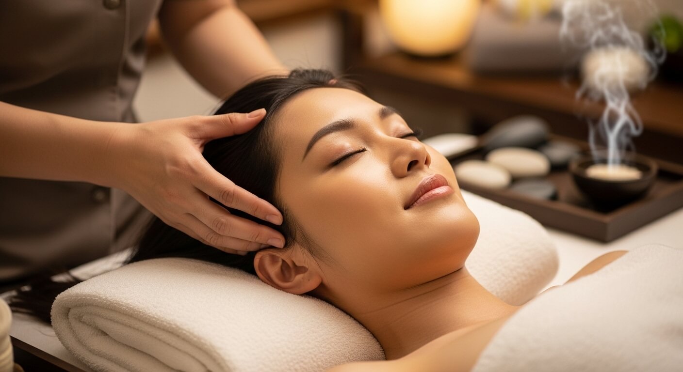 Cơ thể kích thích lưu thông máu, giảm cảm giác mệt mỏi và lạnh tay chân nhờ massage