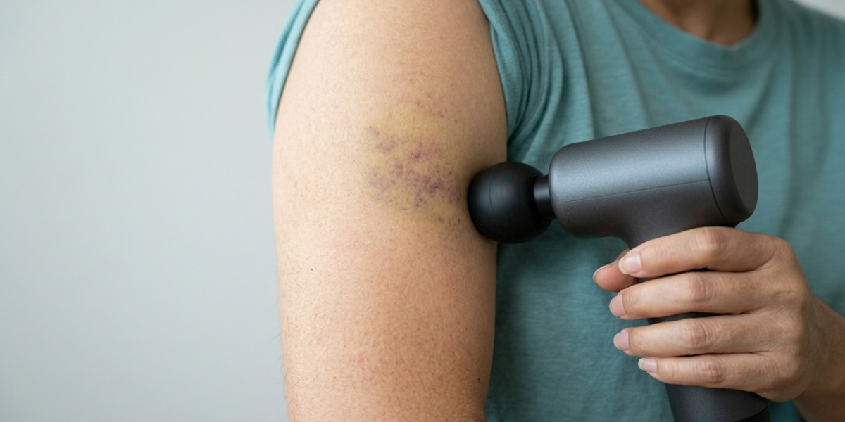 Bầm tím do dùng máy massage cầm tay quá mạnh