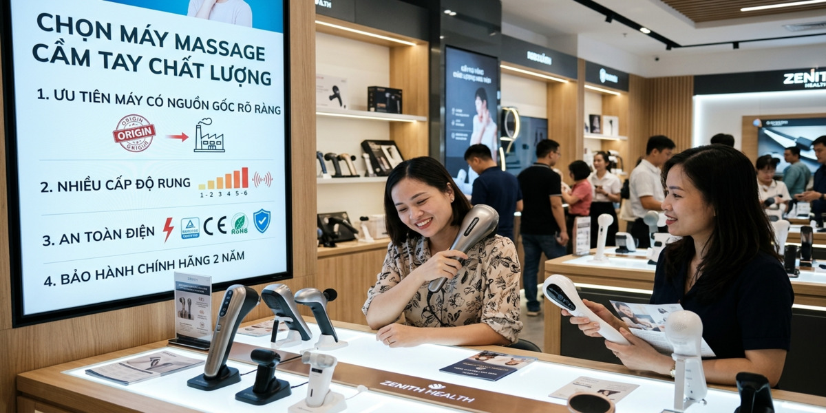 Cách chọn máy massage cầm tay an toàn