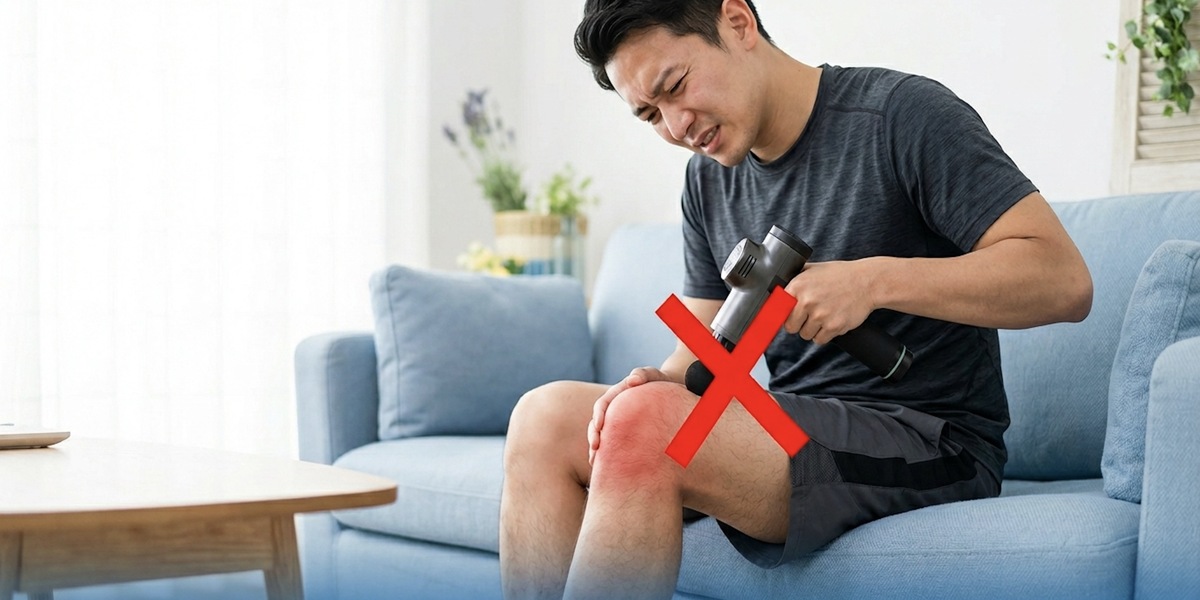 Không dùng máy massage khi đang viêm đau