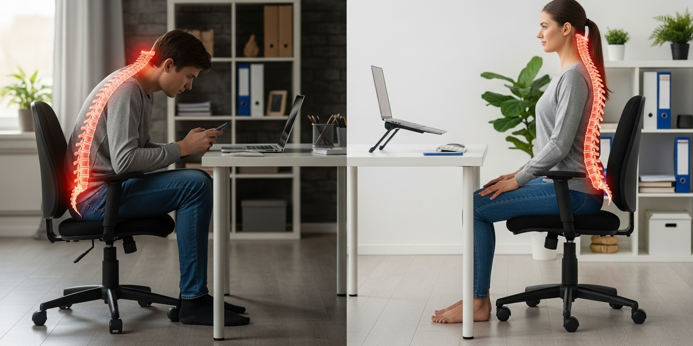 Những sai lầm phổ biến khi ngồi khiến đau lưng ngày càng nghiêm trọng