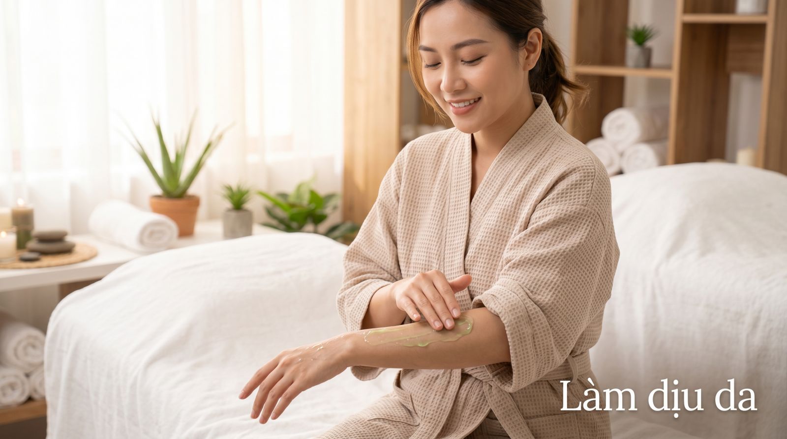 Cách xử lý ngứa sau khi dùng máy massage bằng gel lô hội