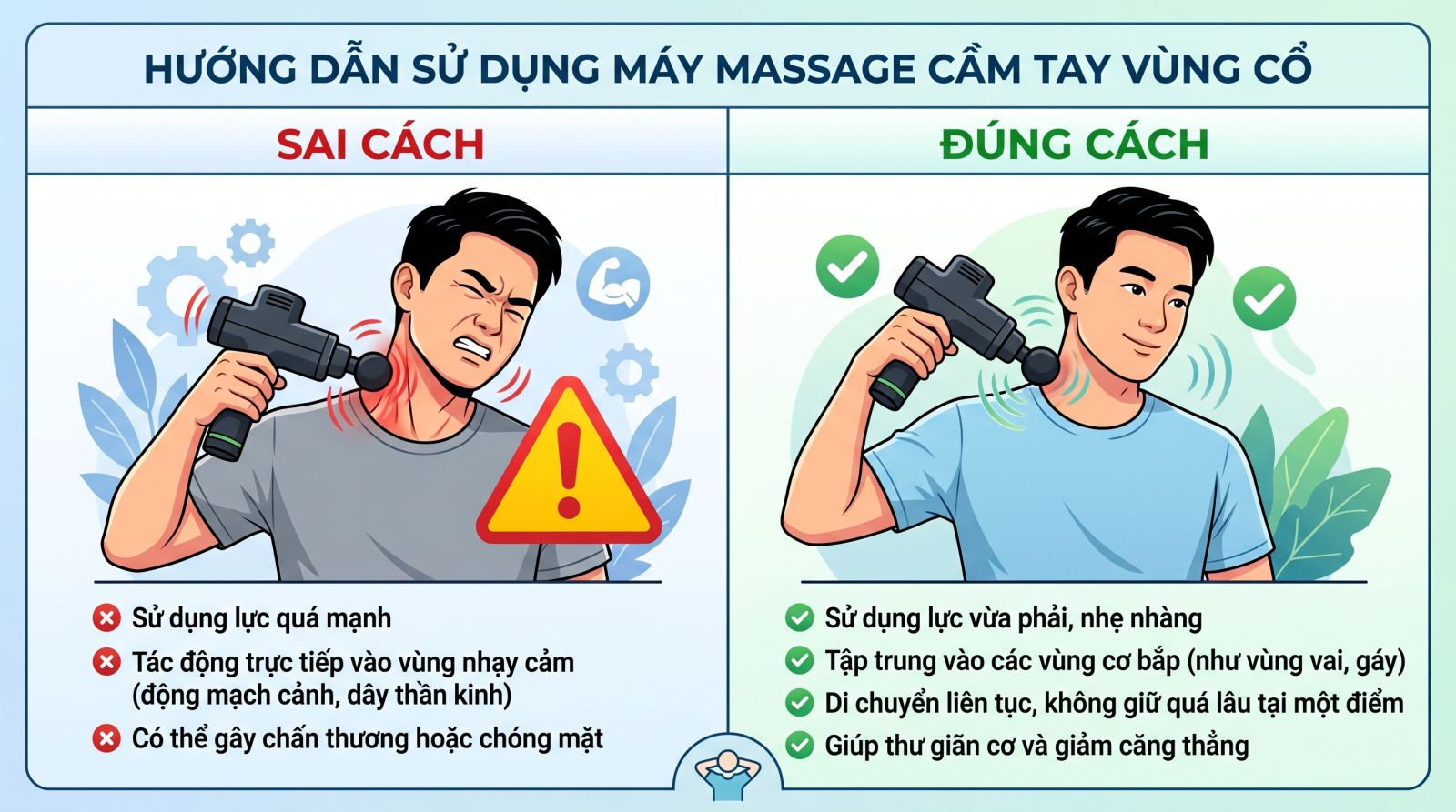 Sử dụng máy massage sai cách có thể gây ngứa và kích ứng da