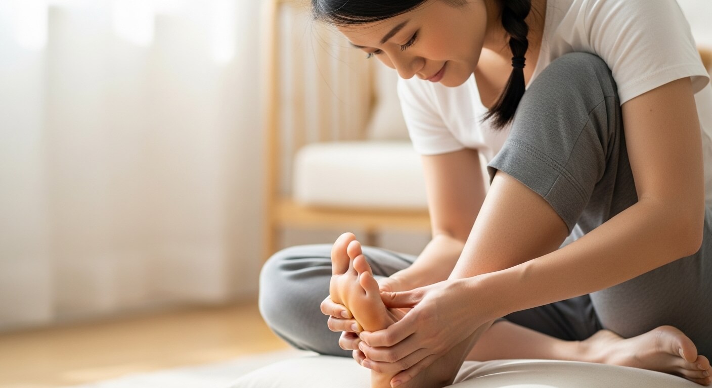Nên massage bàn chân sau khi đi bộ hoặc sau một ngày làm việc mệt mỏi