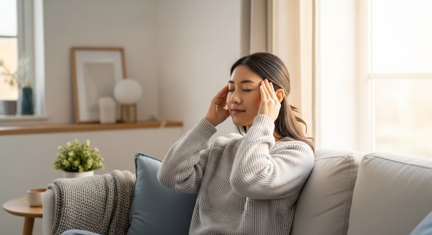 Massage đầu tại nhà giúp giảm đau, tiết kiệm thời gian và chi phí hiệu quả.