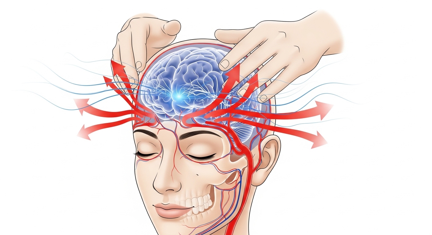 Kích thích lưu thông máu và thư giãn thần kinh chỉ sau vài phút thực hiện massage