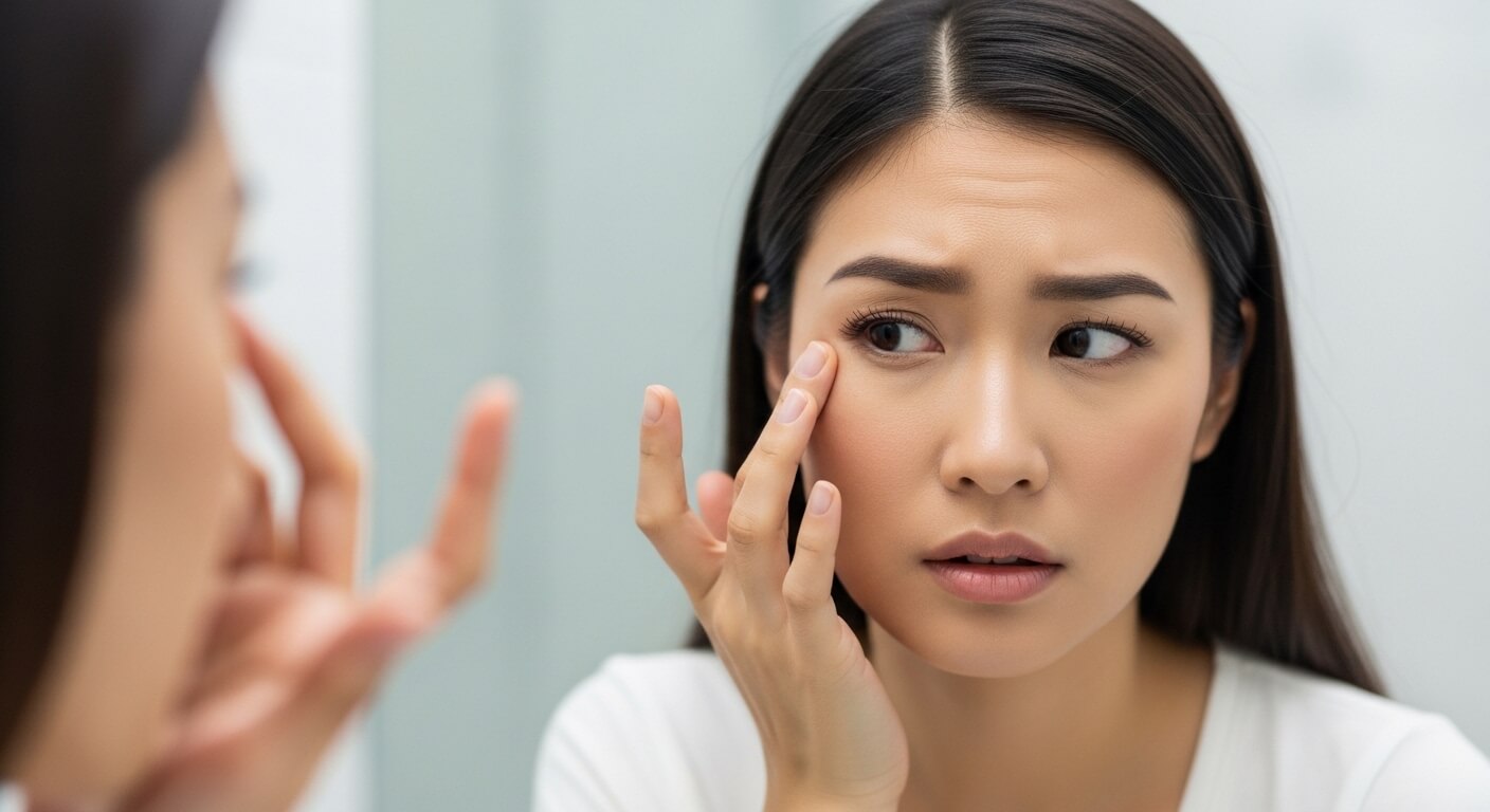 Hai lòng bàn tay xoa ấm và đặt nhẹ lên mắt giúp thư giãn trước khi ngủ