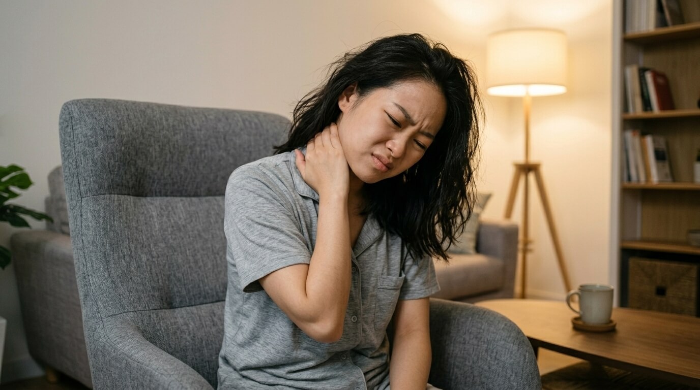 Đau cổ khi ngủ dậy khó quay đầu buổi sáng