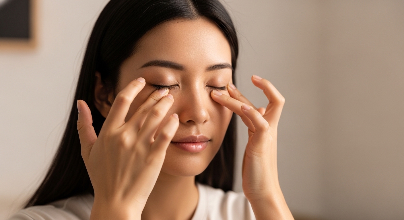 Đây Là 6 Cách Massage Mắt 5 Phút Giảm mỏi, Thâm, Thư Giãn Ngủ Sâu