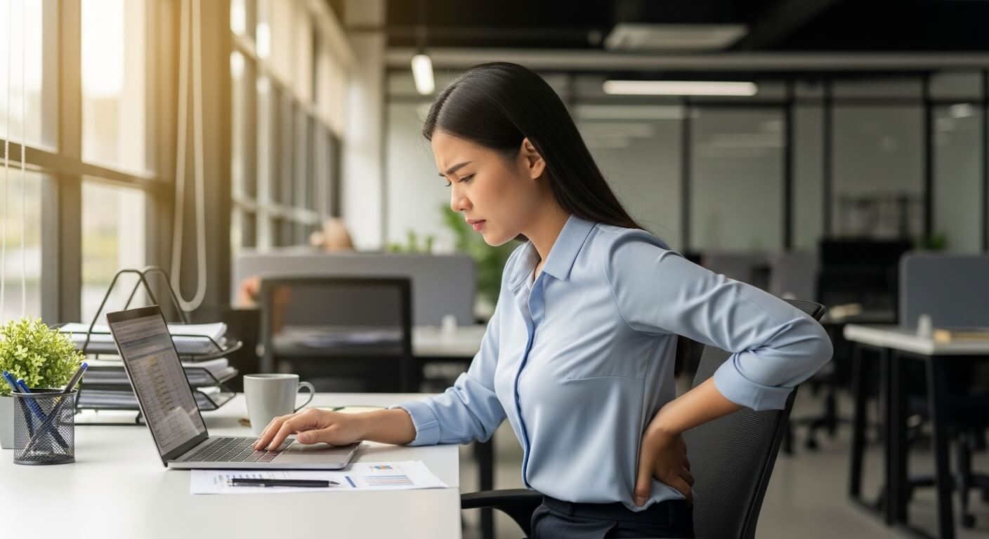 Cảnh Báo Ngồi Lâu Bị Đau Lưng Là Bệnh Gì Và Giải Pháp Cải Thiện