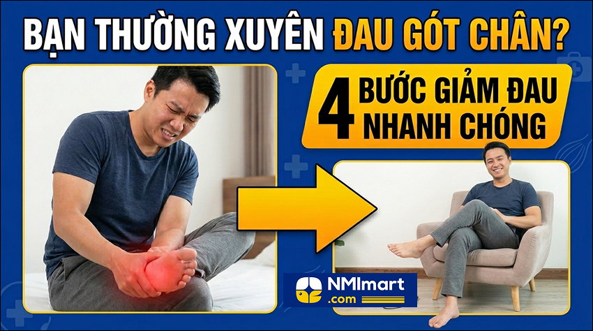 Bạn Bị Đau Gót Chân Thường Xuyên? 4 Bước Massage Giúp Giảm Đau Nhanh, Dễ Thực Hiện