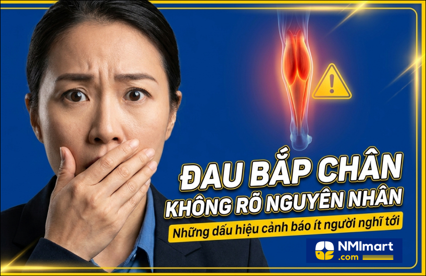 Đau bắp chân không rõ nguyên nhân - Dấu hiệu cảnh báo ít người nghĩ đến