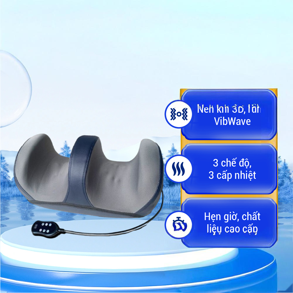 Máy massage Chân Delax MSC02 Cao Cấp Hồng Ngoại Tăng Tuần Hoàn Máu