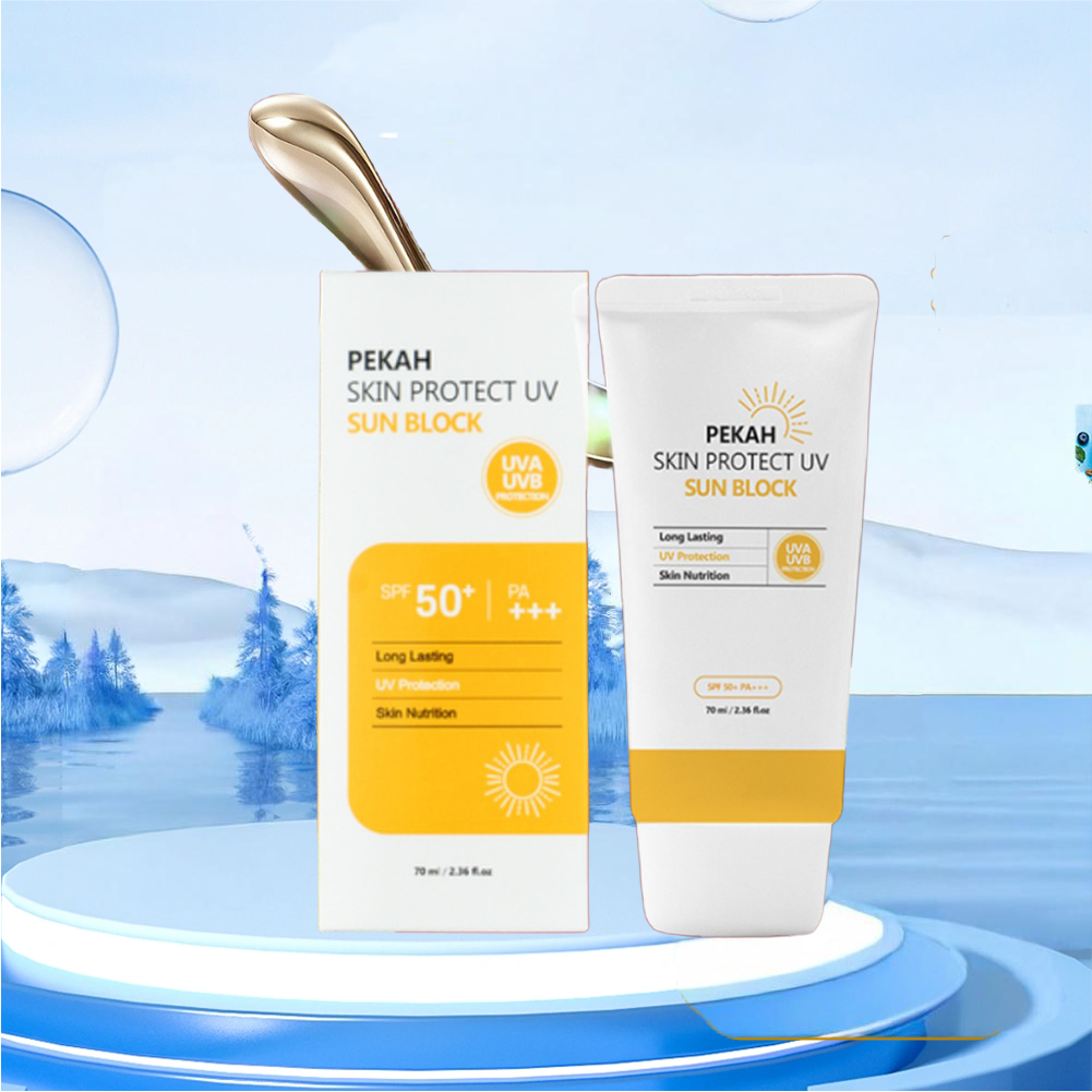 Kem chống nắng vật lý nâng tone Pekah 70ml SPF50+/PA++