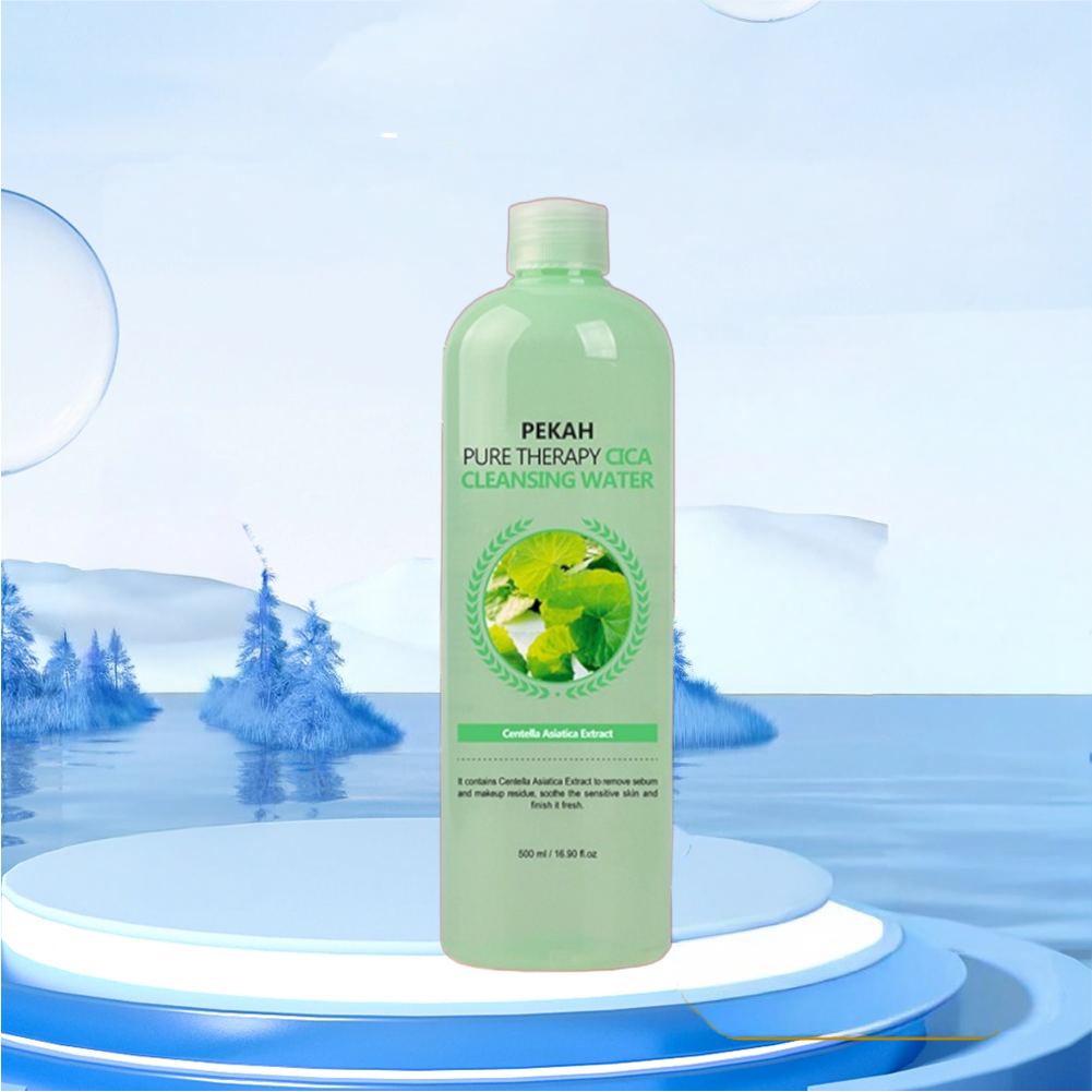 Nước Tẩy Trang Dưỡng Ẩm Da Khô PEKAH Pure Therapy Aloe Cleansing Water 500ml