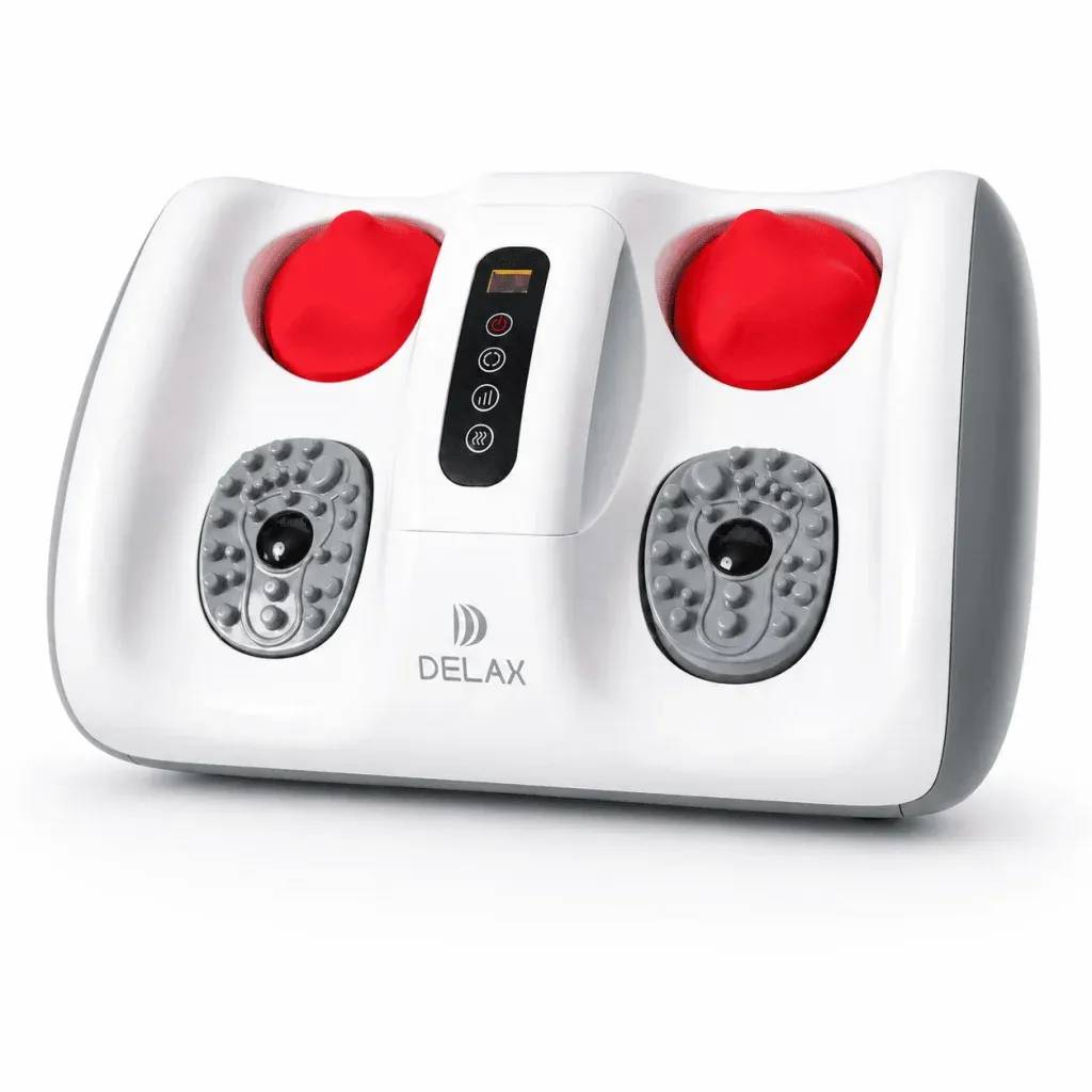 Máy Massage Chân DELAX MSC06 Xoa Bóp Bấm Huyệt, Chườm Ấm Giảm Nhức Mỏi
